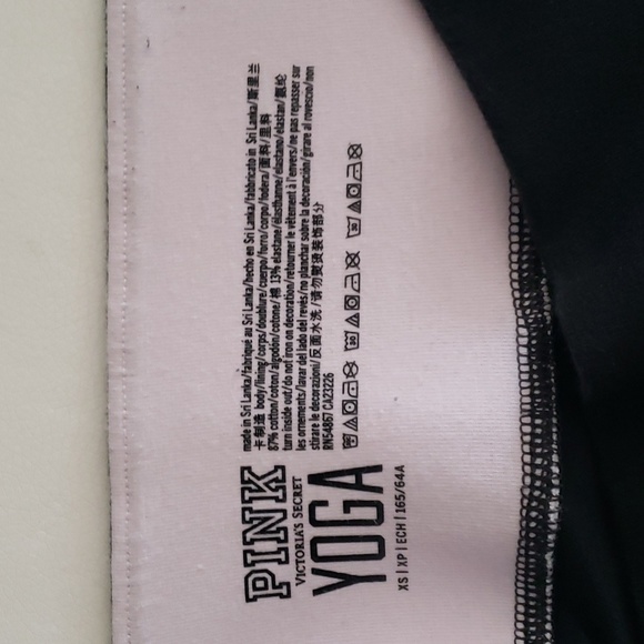 Black, Pink Victoria secret yoga XS - Picture 3 of 3
